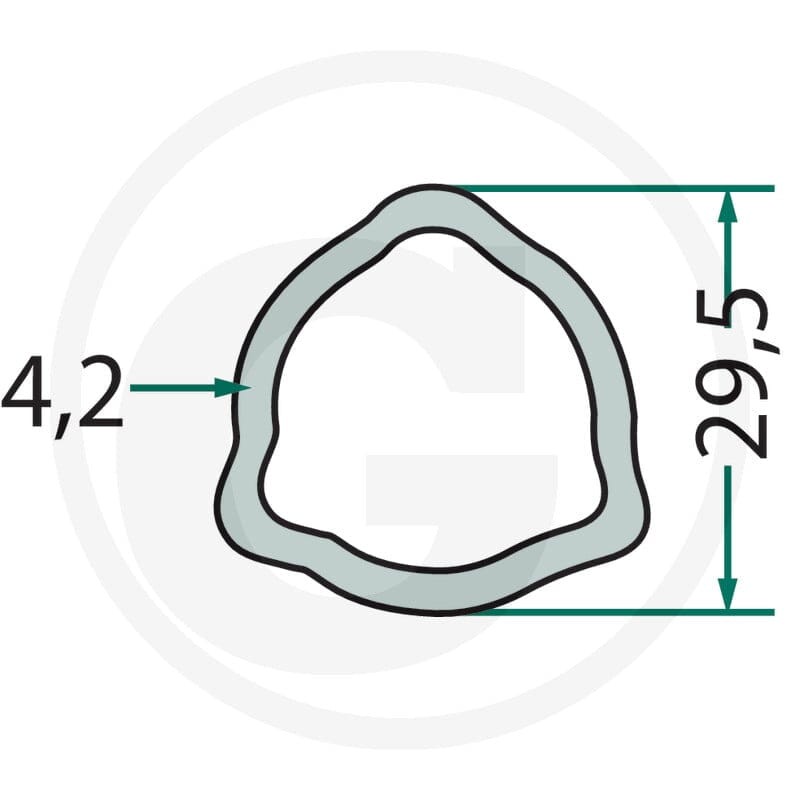 Weasler Rura profilowa 1m 427611-2904-100