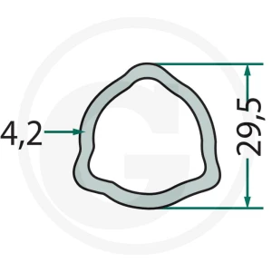 Weasler Rura profilowa 1m 427611-2904-100