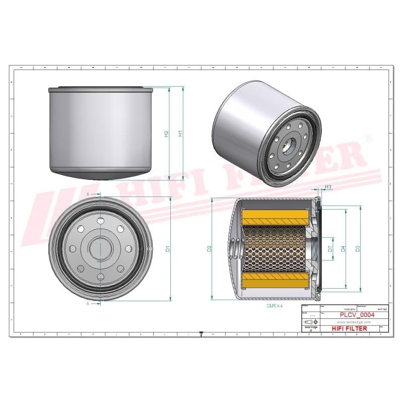 HIFI Filtr paliwa 5671118