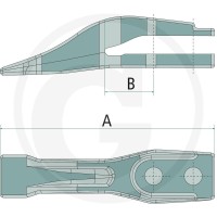 GRANIT Ząb widłowy 50915Z30031 - 50915Z30031 - Sklep rolniczy PoltechParts