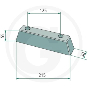 GRANIT Odbojnik ramy 2209910004