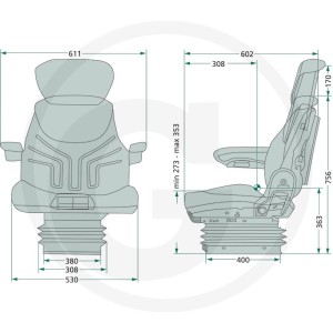 GRAMMER Maximo XT Professional 2401314123SHF