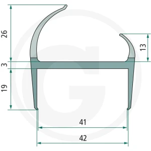 Pastore & Lombardi Profil PVC 2209910045