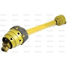 Wałek z przegubem szerokokatnym jednostronnie, (Lz) Długość 980mm, 1 3/8 x 6 80° Piasta sprzęgła to 1 3/8 x 6 Bolec Q/R 