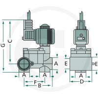 Braglia Sekcja elektrozaworu M200 67020019151 - 67020019151 - Sklep rolniczy PoltechParts