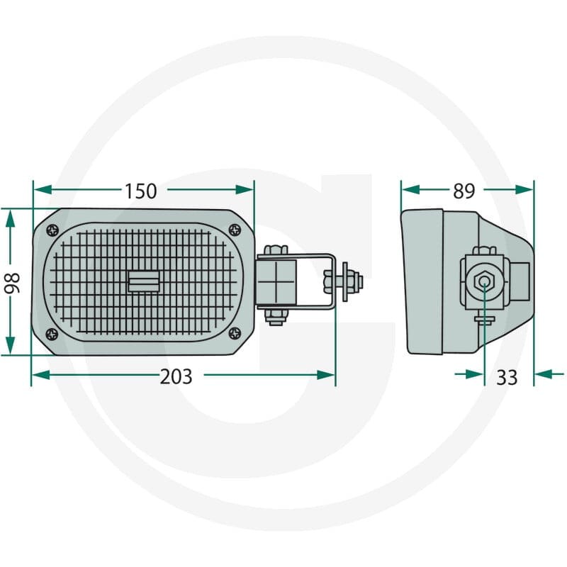 GRANIT Reflektor roboczy 70722005 - Sklep PoltechParts