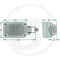 GRANIT Reflektor roboczy 70722005 - Sklep PoltechParts