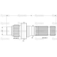 wał odbioru mocy | poltechparts.pl