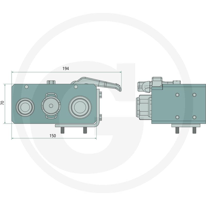 Cejn Gniazdo Multi-X Duo 12,5/19 6230000511 - 6230000511 - Sklep rolniczy PoltechParts