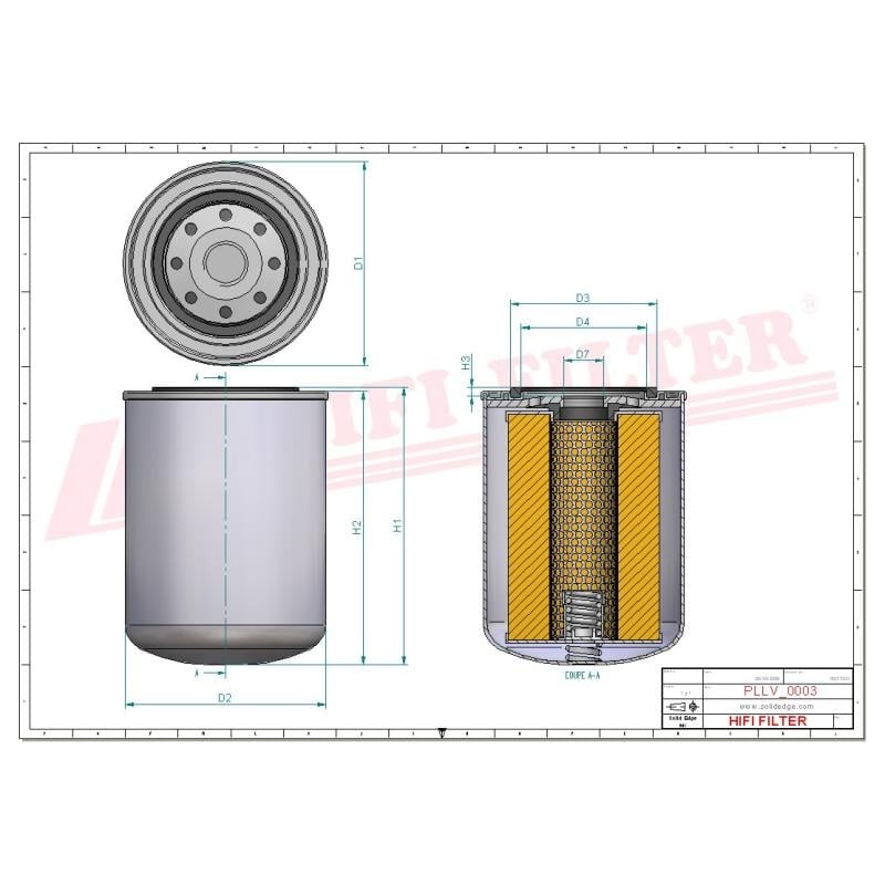 HIFI FILTR OLEJU 56715035 - 56715035 - Sklep rolniczy PoltechParts