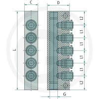 GRANIT B-VT-5x6-2x1/4-AL Rozdzielacz 60603903507 - 60603903507 - Sklep rolniczy PoltechParts