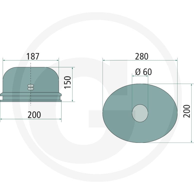GRANIT Osłona przegubu 614397166 - 614397166 - Sklep rolniczy PoltechParts
