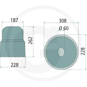 GRANIT Osłona przegubu 614397169