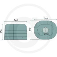 GRANIT Osłona przegubu 614397174 - 614397174 - Sklep rolniczy PoltechParts