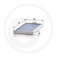 MANN FILTER Filtr kabinowy 565CU24500 - 565CU24500 - Sklep rolniczy PoltechParts