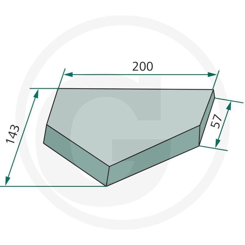 GRANIT Nóż środkowy 527527208 - 527527208 - Sklep rolniczy PoltechParts