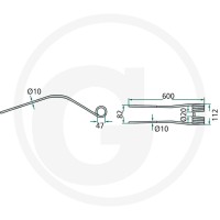 GRANIT Palec zgrabiarki pokosowej 52552500… | poltechparts.pl