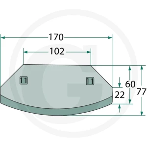 GRANIT Nóż 527527122