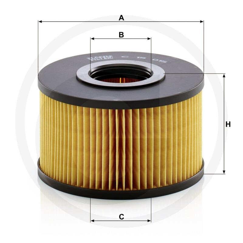 MANN FILTER Element filtra powietrza 565C15015 - 565C15015 - Sklep rolniczy PoltechParts