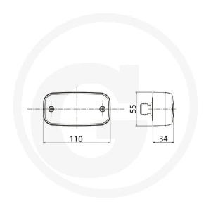 Vignal Lampa obrysowa 50782710093