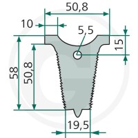 Stalka bagnetu 5251002331 - Sklep PoltechParts