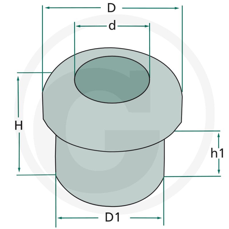GRANIT Tulejka gumowa 50750280112 - Sklep PoltechParts