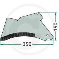 GRANIT Nóż 52563117400F - 52563117400F - Sklep rolniczy PoltechParts