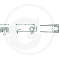 GRANIT Palec podbieracza 525938006.1 | poltechparts.pl