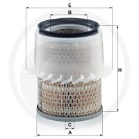 MANN FILTER Filtr powietrza C 16 148 565C16148 - 565C16148 - Sklep rolniczy PoltechParts