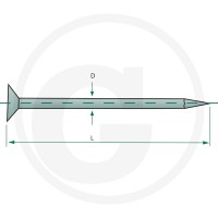 GRANIT Gwóźdź druciak 487115116 - 487115116 - Sklep rolniczy PoltechParts