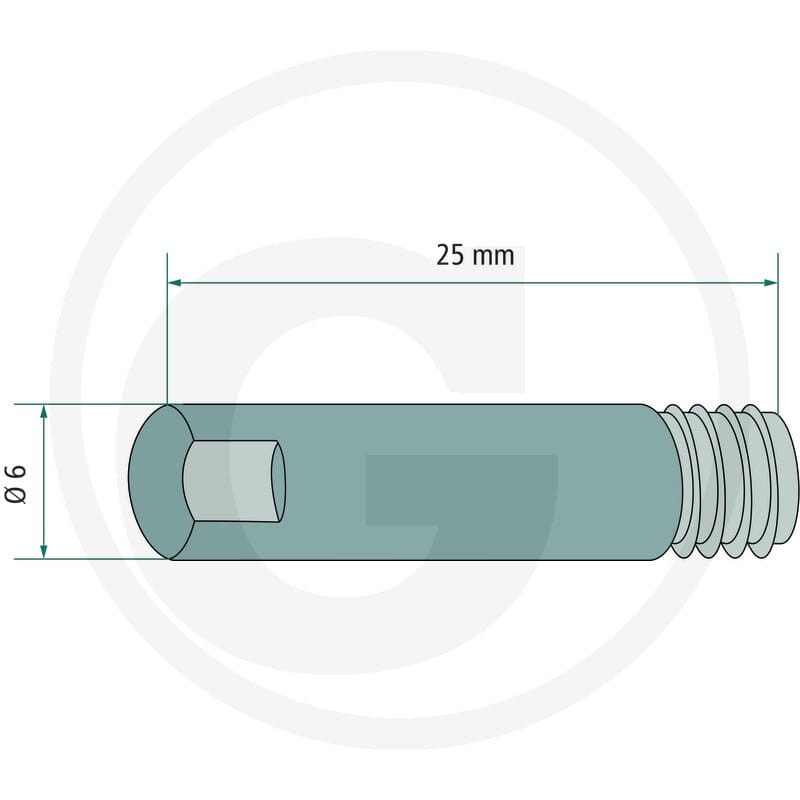 GRANIT Końcówka prądowa 5001025 - 5001025 - Sklep rolniczy PoltechParts
