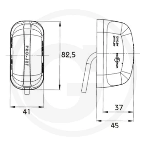 PROPLAST Lampa obrysowa 50240001004