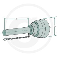 Walterscheid Połowa osłony wału 395368021 | poltechparts.pl