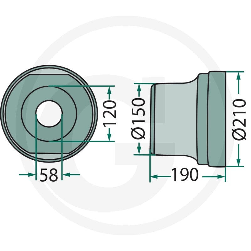 Weasler Osłona przegubu 397390200191 - 397390200191 - Sklep rolniczy PoltechParts