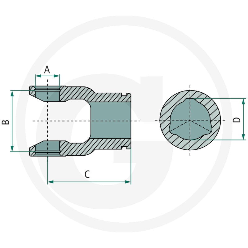 BLUELINE Widełki profilowe 377377053 - 377377053 - Sklep rolniczy PoltechParts