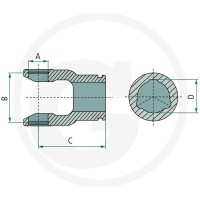 BLUELINE Widełki profilowe 377377053 - 377377053 - Sklep rolniczy PoltechParts