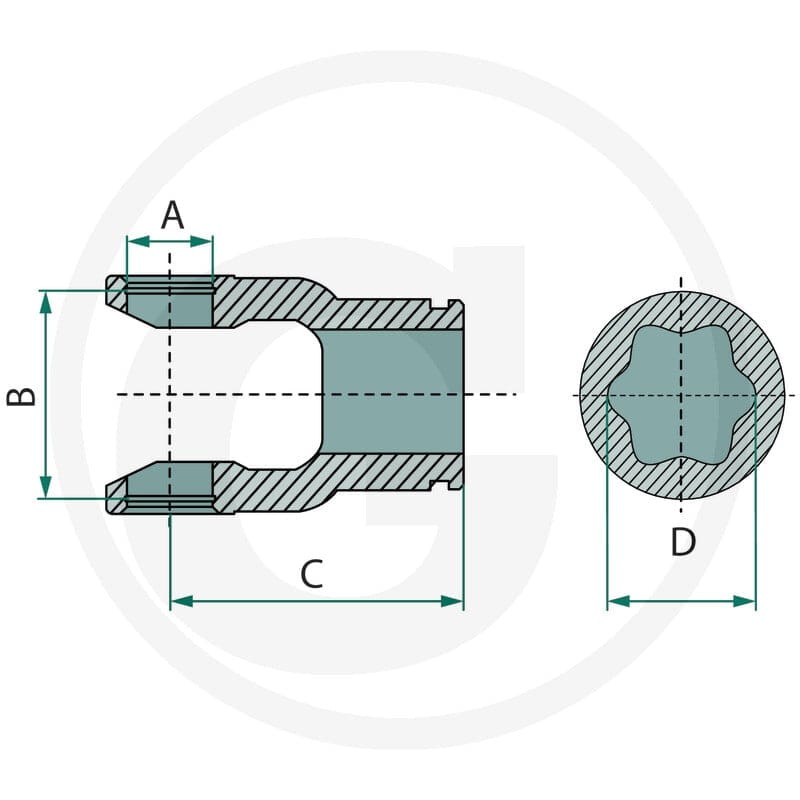 BLUELINE Widełki profilowe 377377133 - 377377133 - Sklep rolniczy PoltechParts