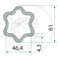 BLUELINE Rura profilowana 377377275 - 377377275 - Sklep rolniczy PoltechParts