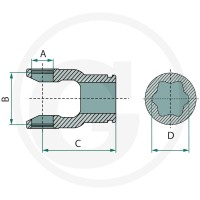 BLUELINE Widełki profilowe 377377132 - 377377132 - Sklep rolniczy PoltechParts