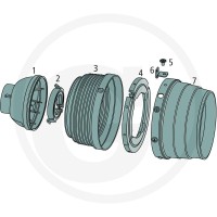 BLUELINE Pierścień obrotowy 377377093 - 377377093 - Sklep rolniczy PoltechParts