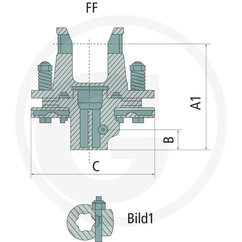BLUELINE Sprzęgło cierne 377377222 - 377377222 - Sklep rolniczy PoltechParts