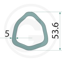 BLUELINE Rura profilowana 377377307 - 377377307 - Sklep rolniczy PoltechParts