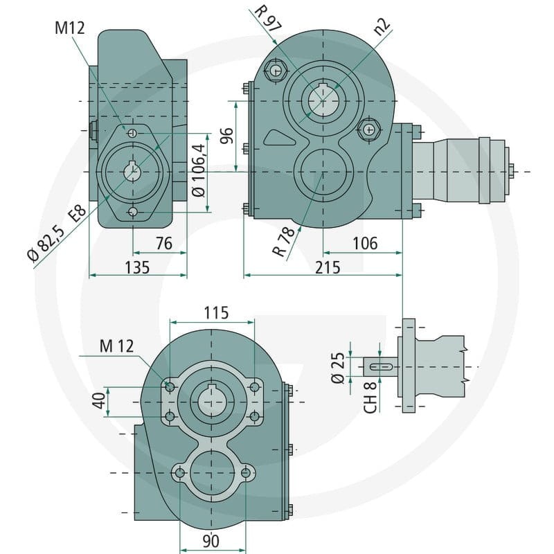 BONDIOLI & PAVESI Przekładnia 415WDRT160-… | poltechparts.pl