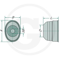 Walterscheid Osłona przegubu 395378014 | poltechparts.pl