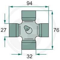 Weasler Zestaw krzyżaków 3972007694 - 3972007694 - Sklep rolniczy PoltechParts
