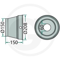 Weasler Osłona przegubu 3973901515190 - 3973901515190 - Sklep rolniczy PoltechParts
