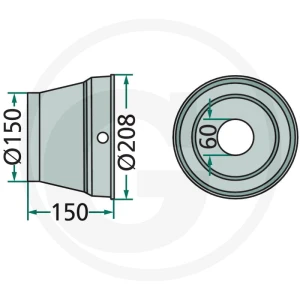 Weasler Osłona przegubu 3973901515190