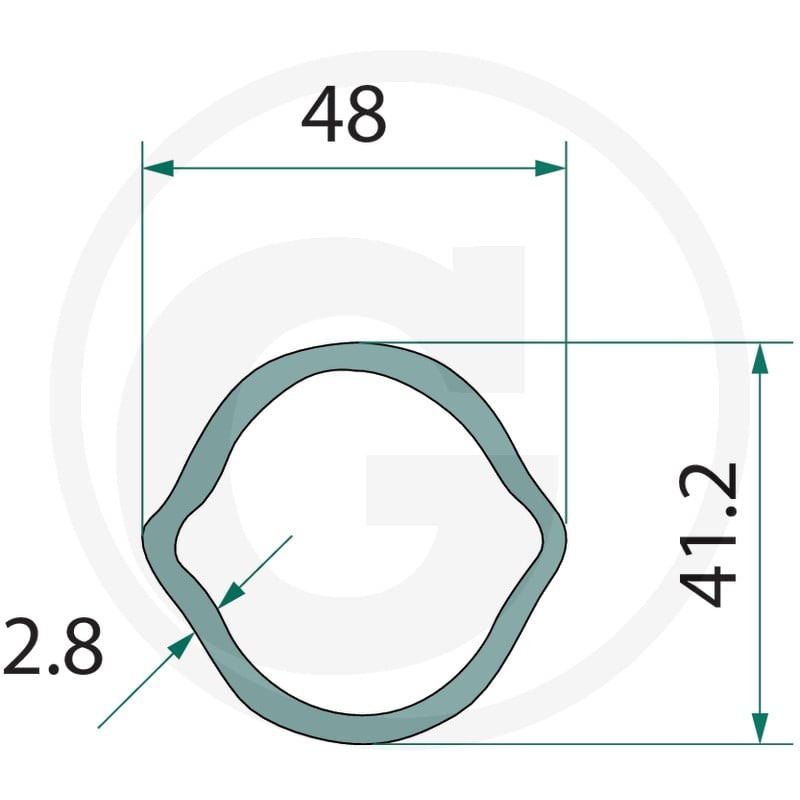 BLUELINE Rura profilowana 377377263 - 377377263 - Sklep rolniczy PoltechParts