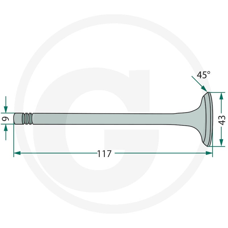GRANIT Zawór wydechowy 38006051 - 38006051 - Sklep rolniczy PoltechParts