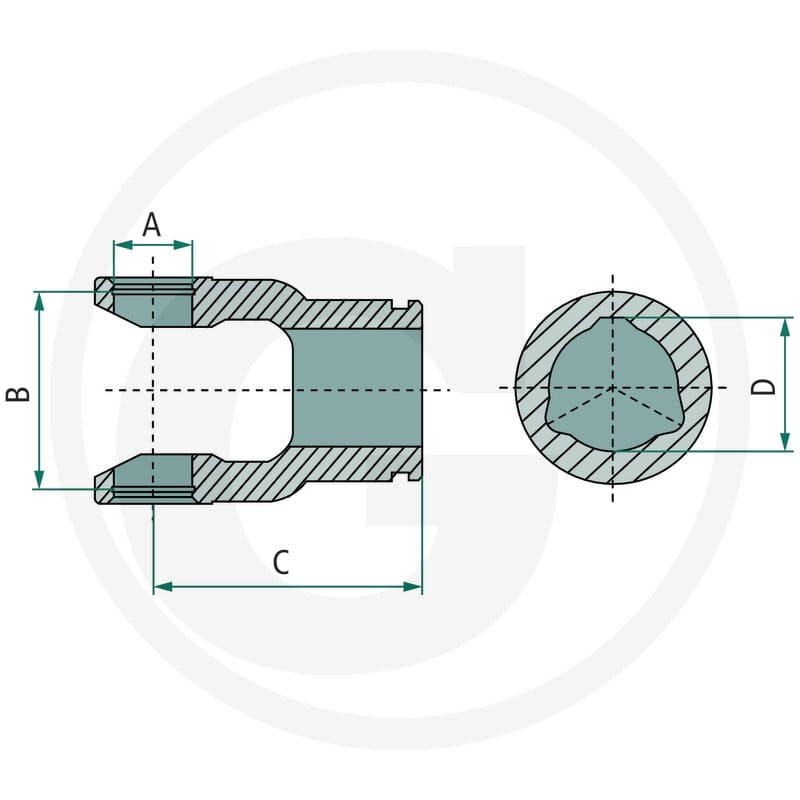 BLUELINE Widełki profilowe 377377045 - 377377045 - Sklep rolniczy PoltechParts